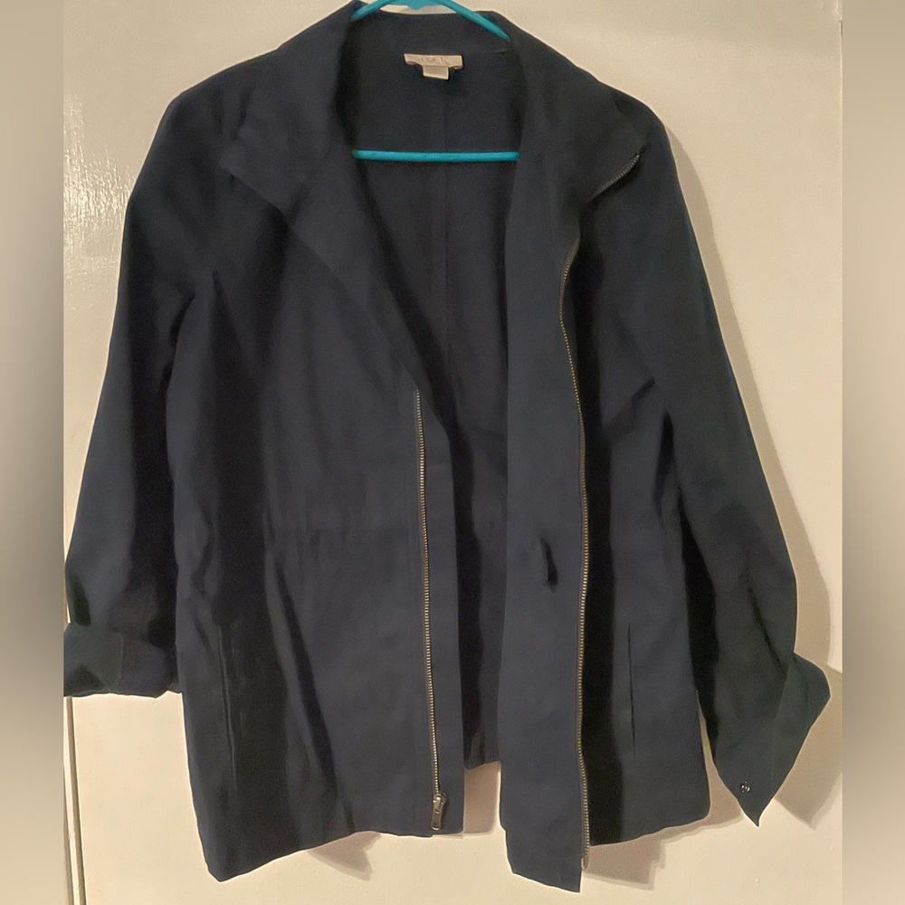 LOFT Women's Navy Jacket- small